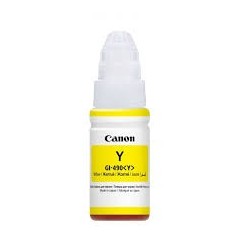 Bouteille d'encre  Canon GI-490Y Yellow ( 0666C001AA )